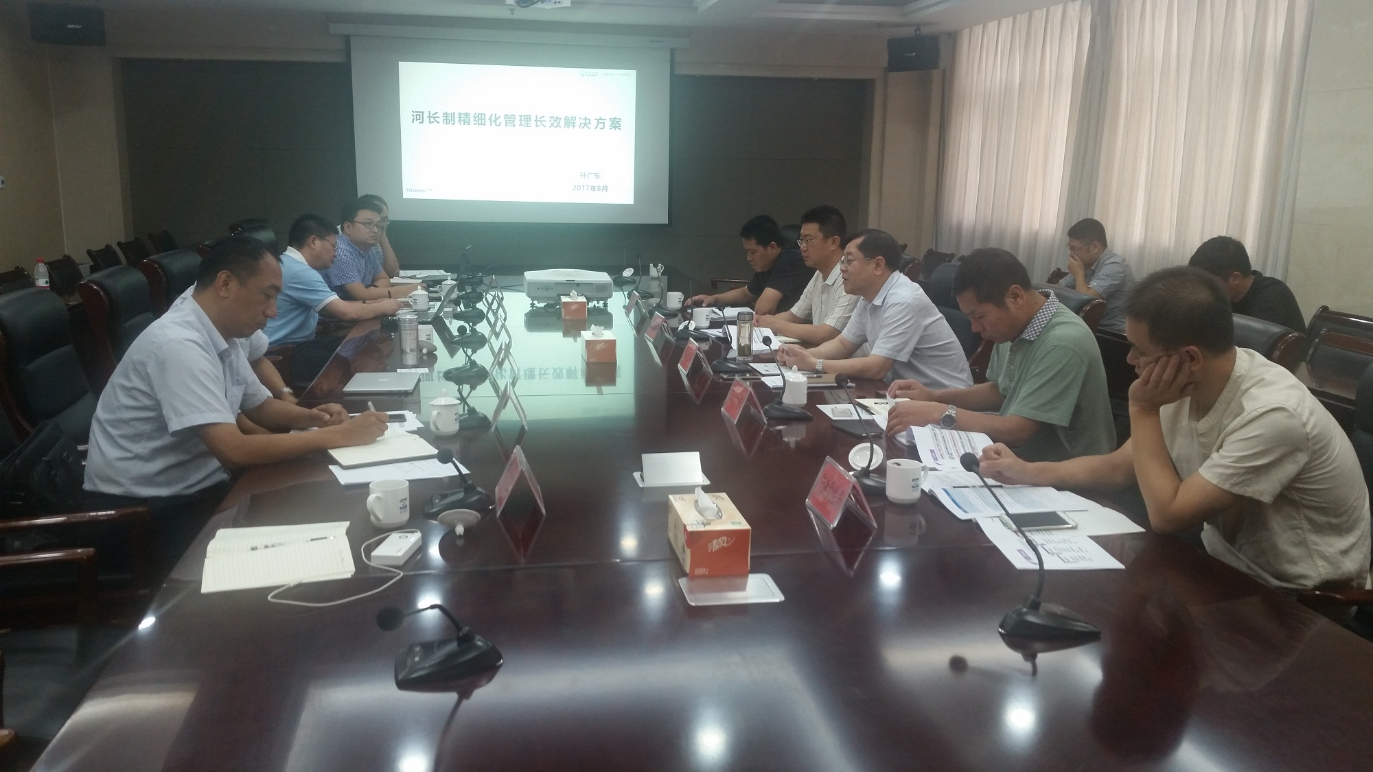 沐鸣娱乐访问镇江新区，积极推进“物联网+环保管家”业务